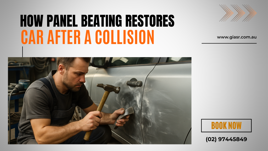 Panel Beater After Collision