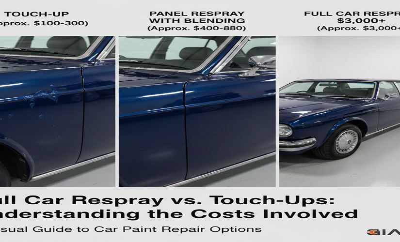 Full Car Respray vs. Touch-Ups: Understanding the Costs Involved