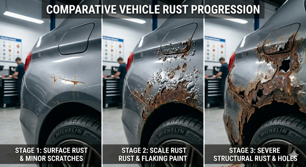 Vehicle Rust Progression