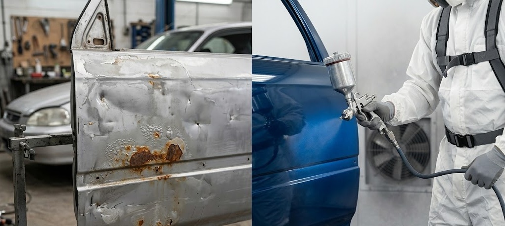 The Real Cost of Painting a Vehicle: From Budget Resprays to Showroom Finishes | 2 | GIASR Vehicle Spray Painting